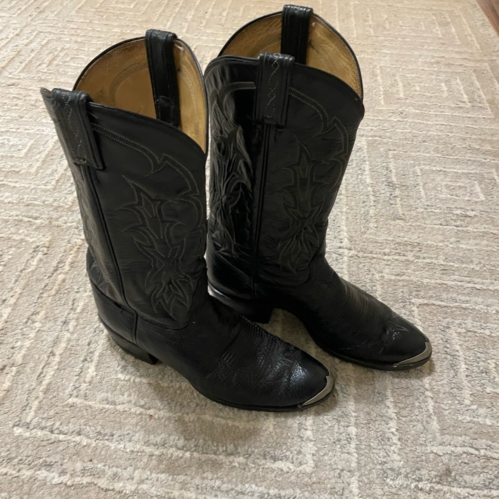 Tony Lama Black Stallion Cowboy/Western Boots. Men’s Size 9.5 - Picture 8 of 16